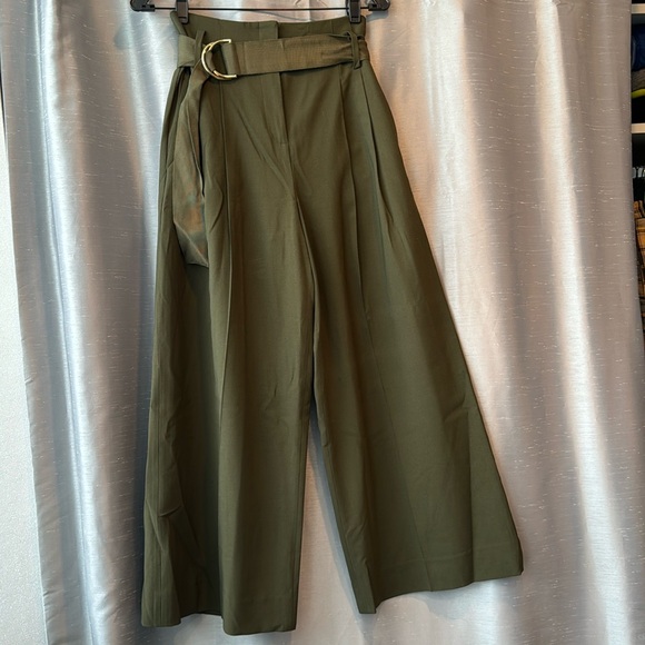 Diane Von Furstenberg Pants - DVF wide leg paperbag pants size 6